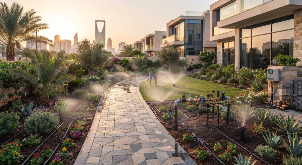 irrigation system installation 9